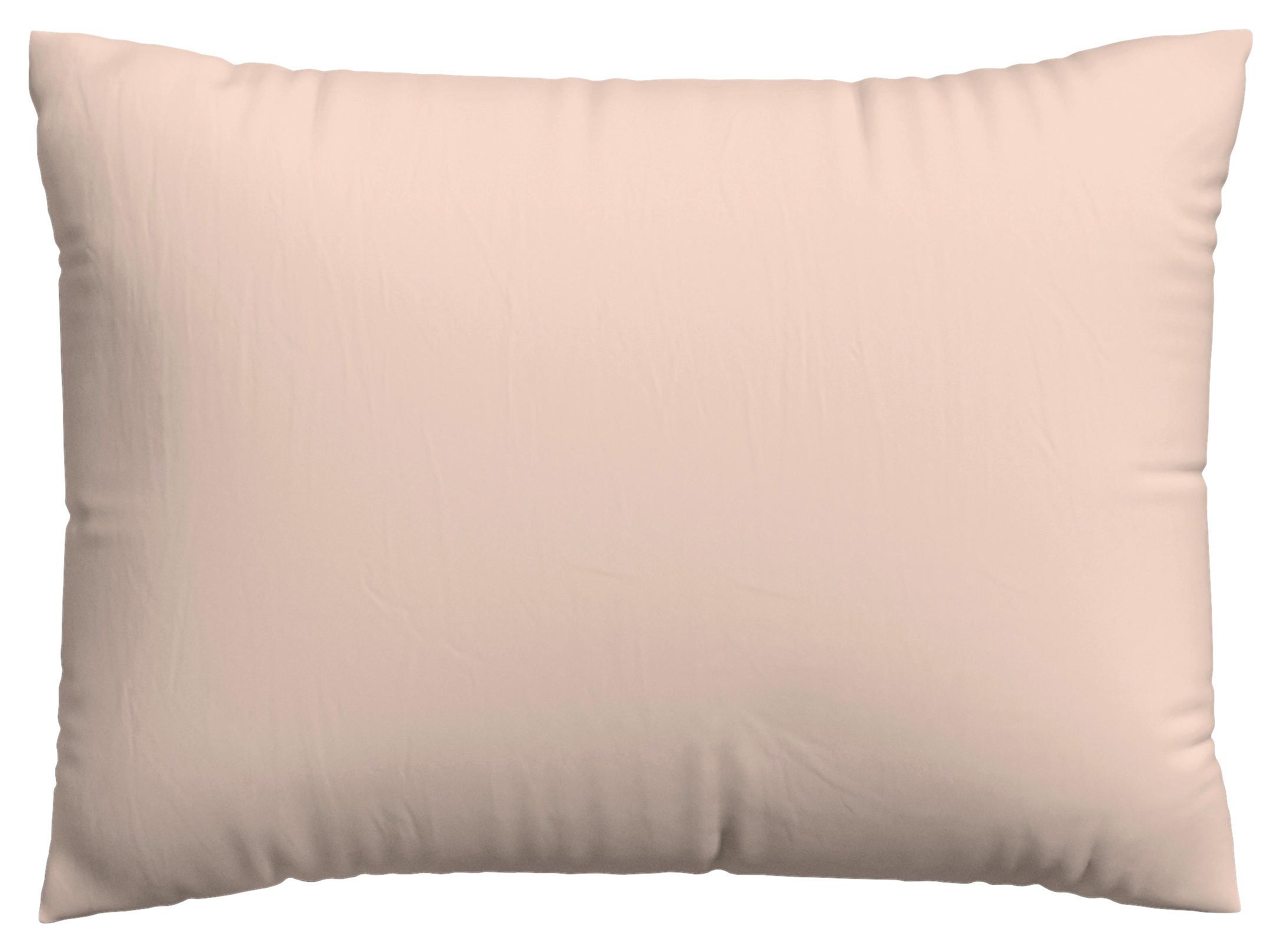 Kopfpolsterbezug Woven Satin - Hellrot, Basics, Textil (70/90cm) - Schlafgut