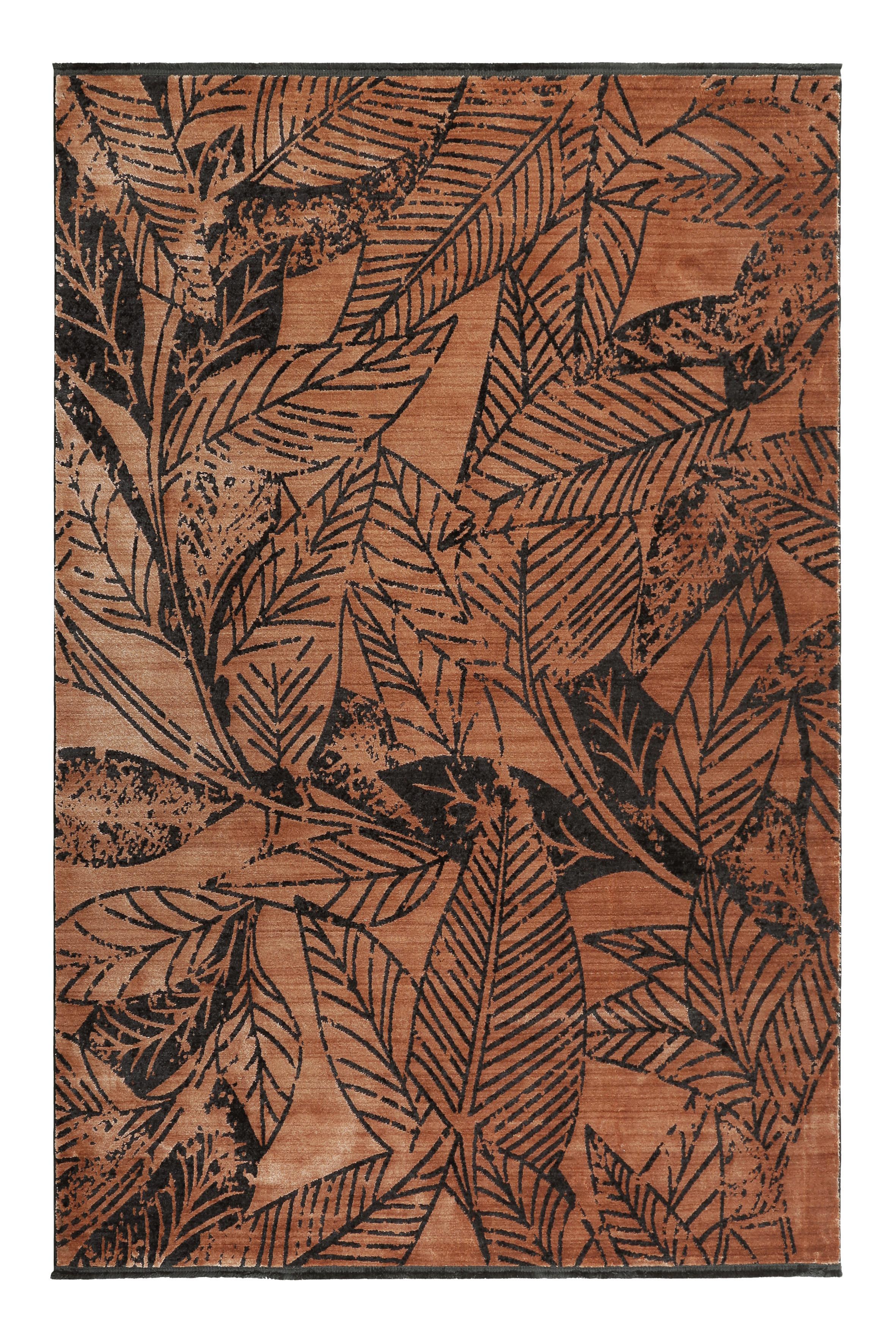 WEBTEPPICH Braun/Cognac, Floral - Cognac/Braun, Design, Textil (120/170cm) - Esprit