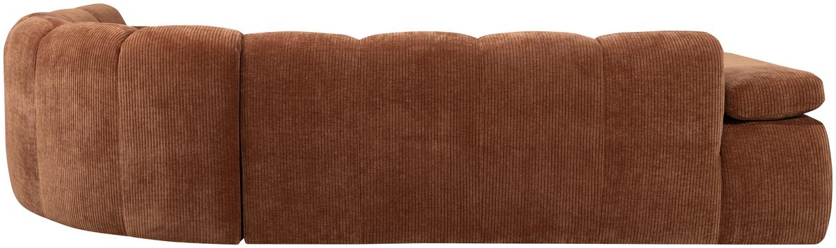 Ecksofa Mojo Rostfarben S: 310x230 Cm - Rostfarben, Design, Textil (310/230cm) - Livetastic