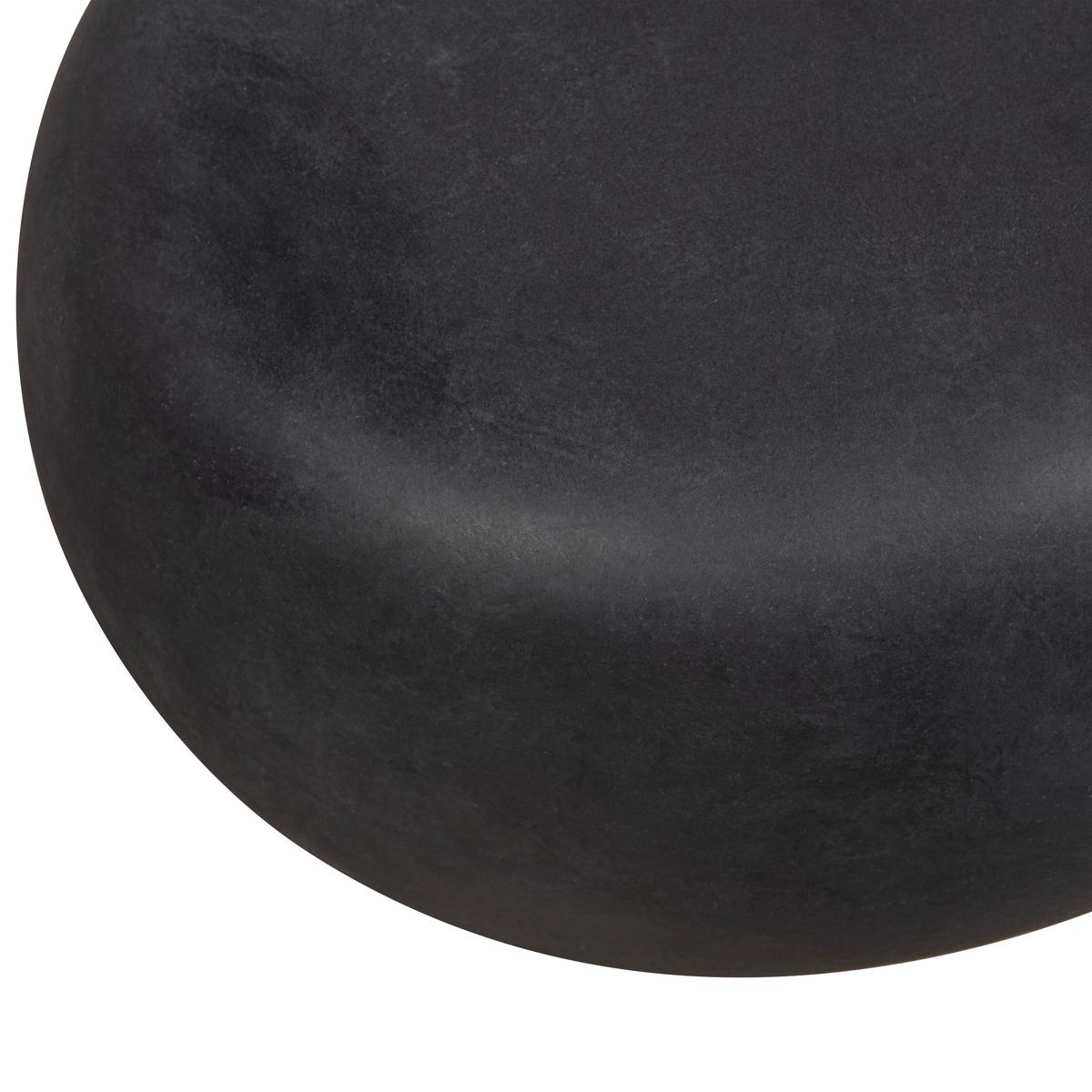 Couchtisch Pebble Anthrazit B: 65 cm - Anthrazit, Design, Glas/Keramik (65/49/31cm) - Livetastic