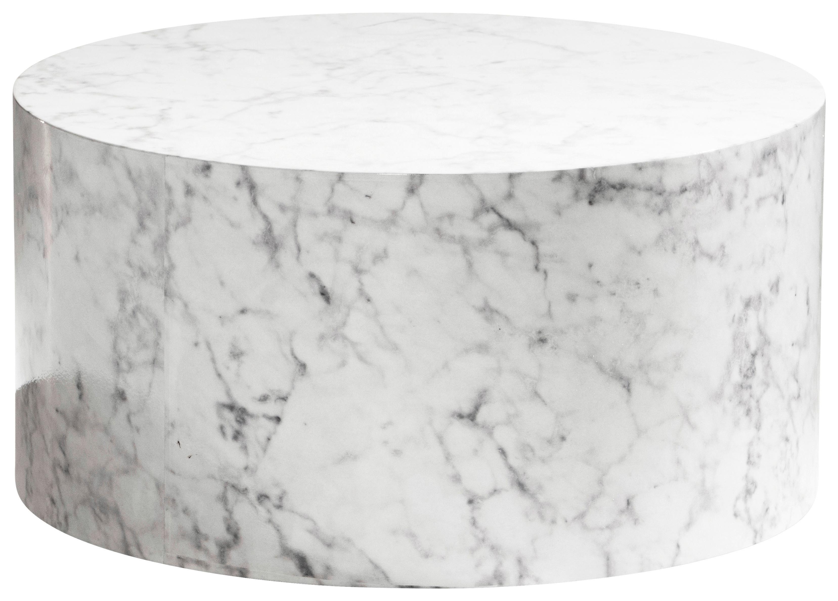 Couchtisch Monobloc - Weiß, LIFESTYLE, Holzwerkstoff (60/60/30cm) - Livetastic