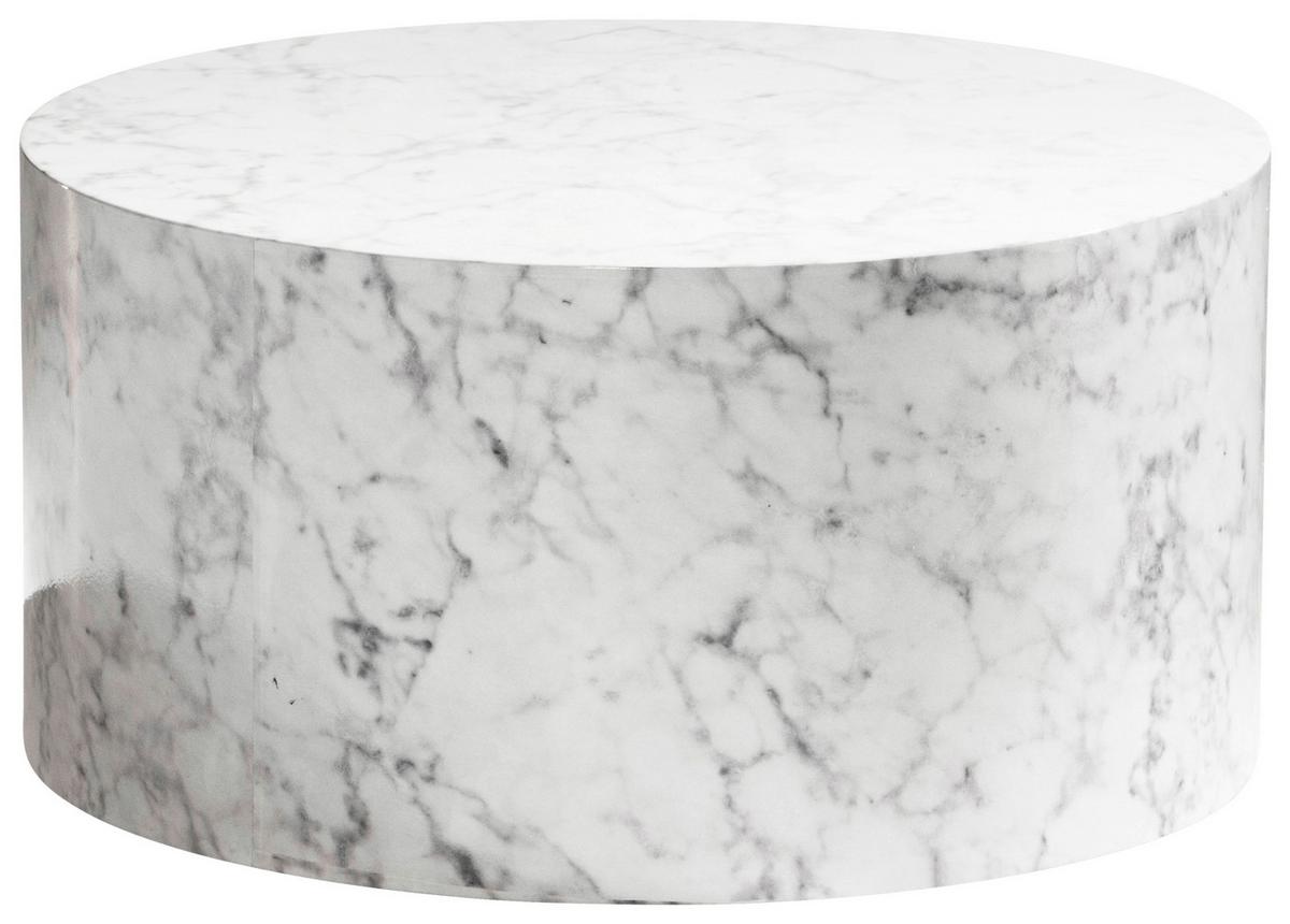 Konferenčný stolík MONOBLOC - biela, Lifestyle, kompozitné drevo (60/60/30cm) - Livetastic