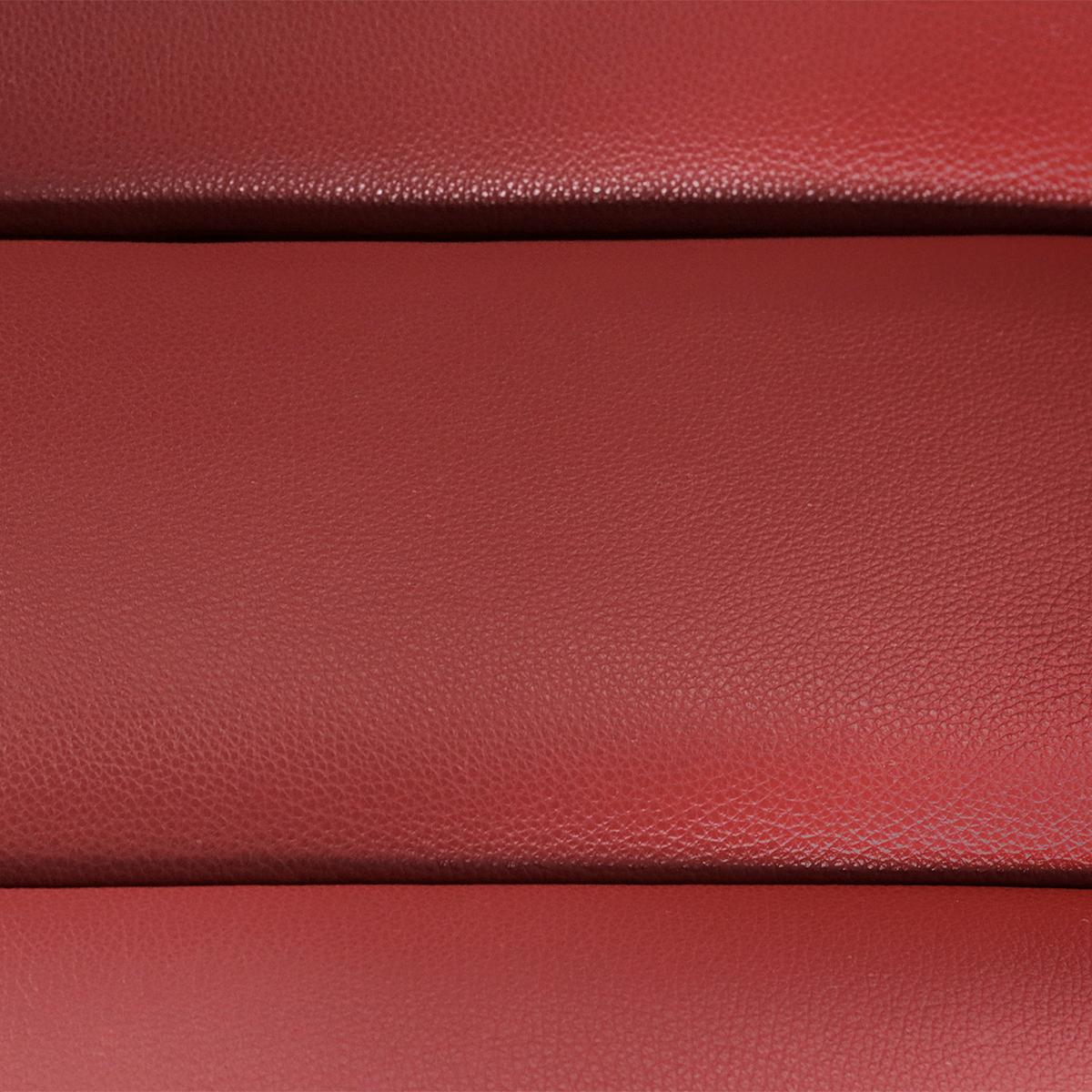 Relaxliege Swing Black Rot B: 65 Cm - Rot/Schwarz, Design, Leder (65/65-95/171cm) - Livetastic