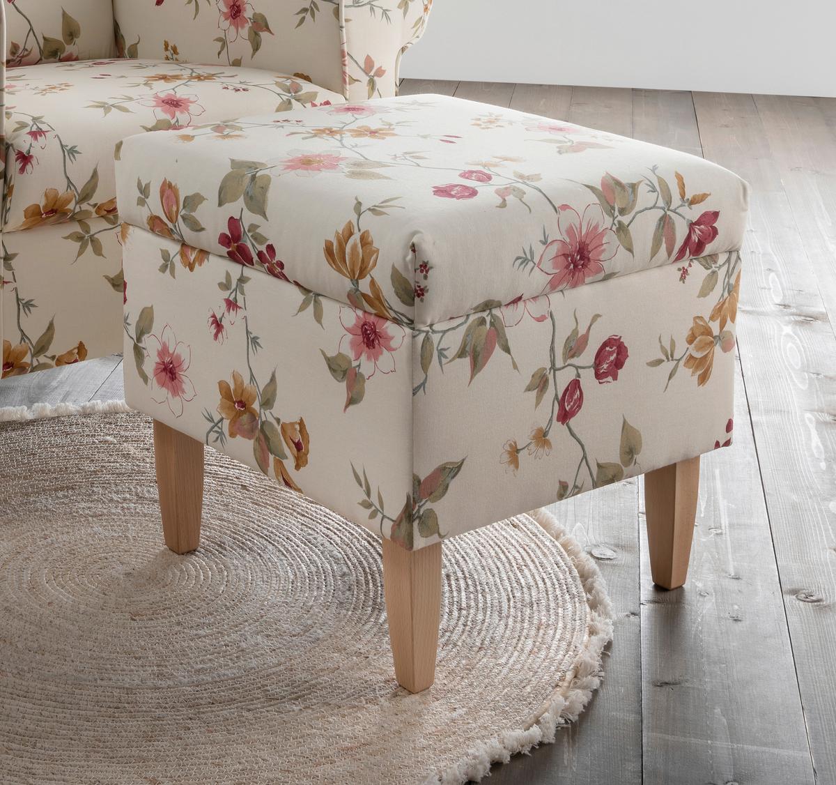 Sesselset Asino Beige/rot B: 80 Cm - Beige/Rot, KONVENTIONELL, Textil (80/102/86cm) - Livetastic