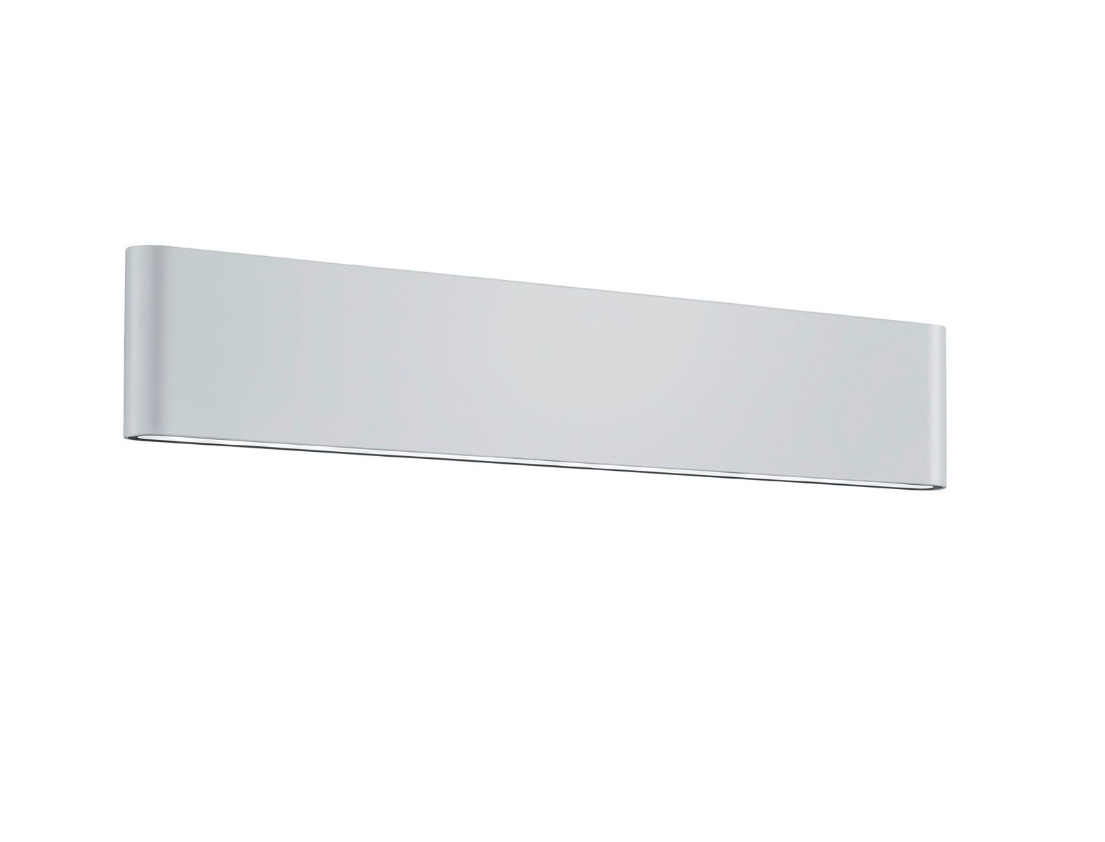 Außenwandleuchte Thames II 8w Aluminium, Wandmontage - Weiß, Design, Metall (46,5/9/4cm) - Trio Leuchten