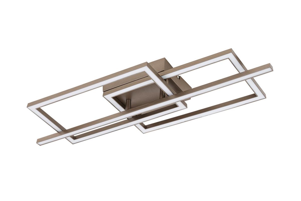 Led Mennyezeti Lámpa Deni - cappuccino, Modern, műanyag/fém (63/24,5/7,7cm) - Luca Bessoni