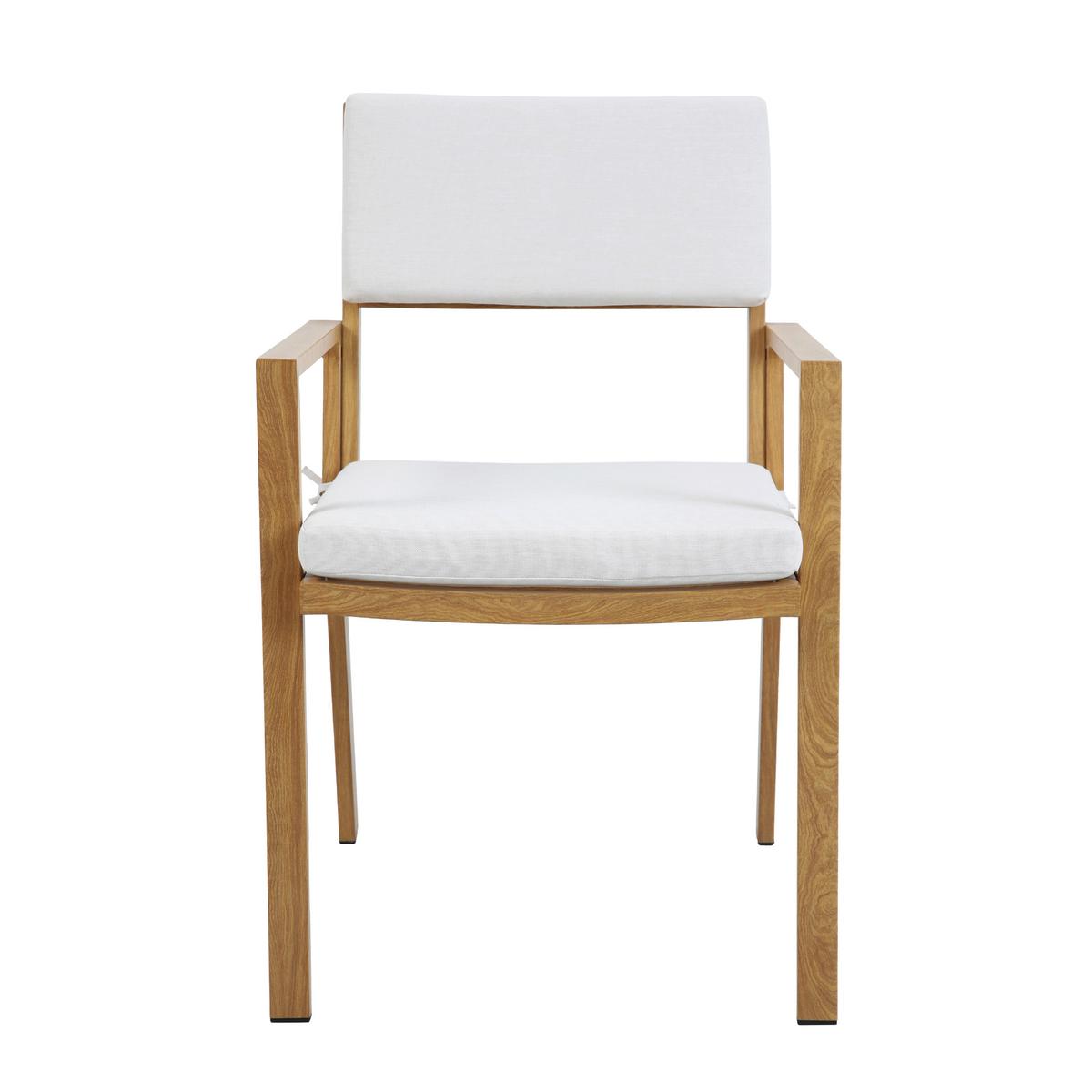 Gartenset Jada 7tlg - Eichefarben/Braun, MODERN, Metall (220/99,5/75cm) - Ambia Garden