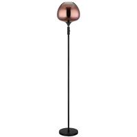 Stehleuchte 15548s2g - Klar/Chromfarben, Basics, Glas/Metall (29/165cm) - Globo