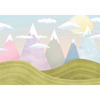 Fototapete Hilltops - Multicolor, Trend, Papier (400/280cm)