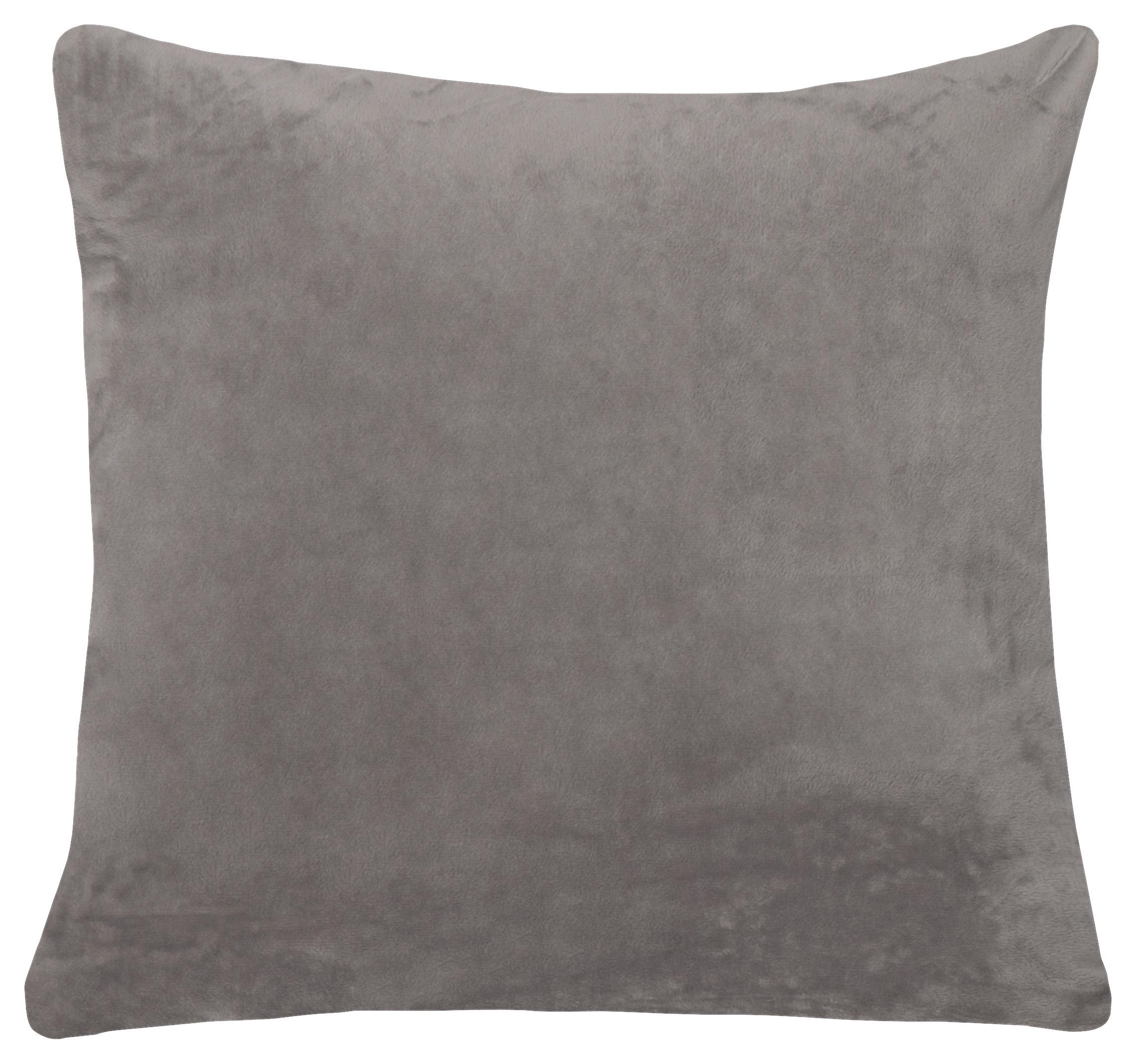 Kissenhülle Uta - Türkis/Taupe, KONVENTIONELL, Textil (40/40cm) - Ondega
