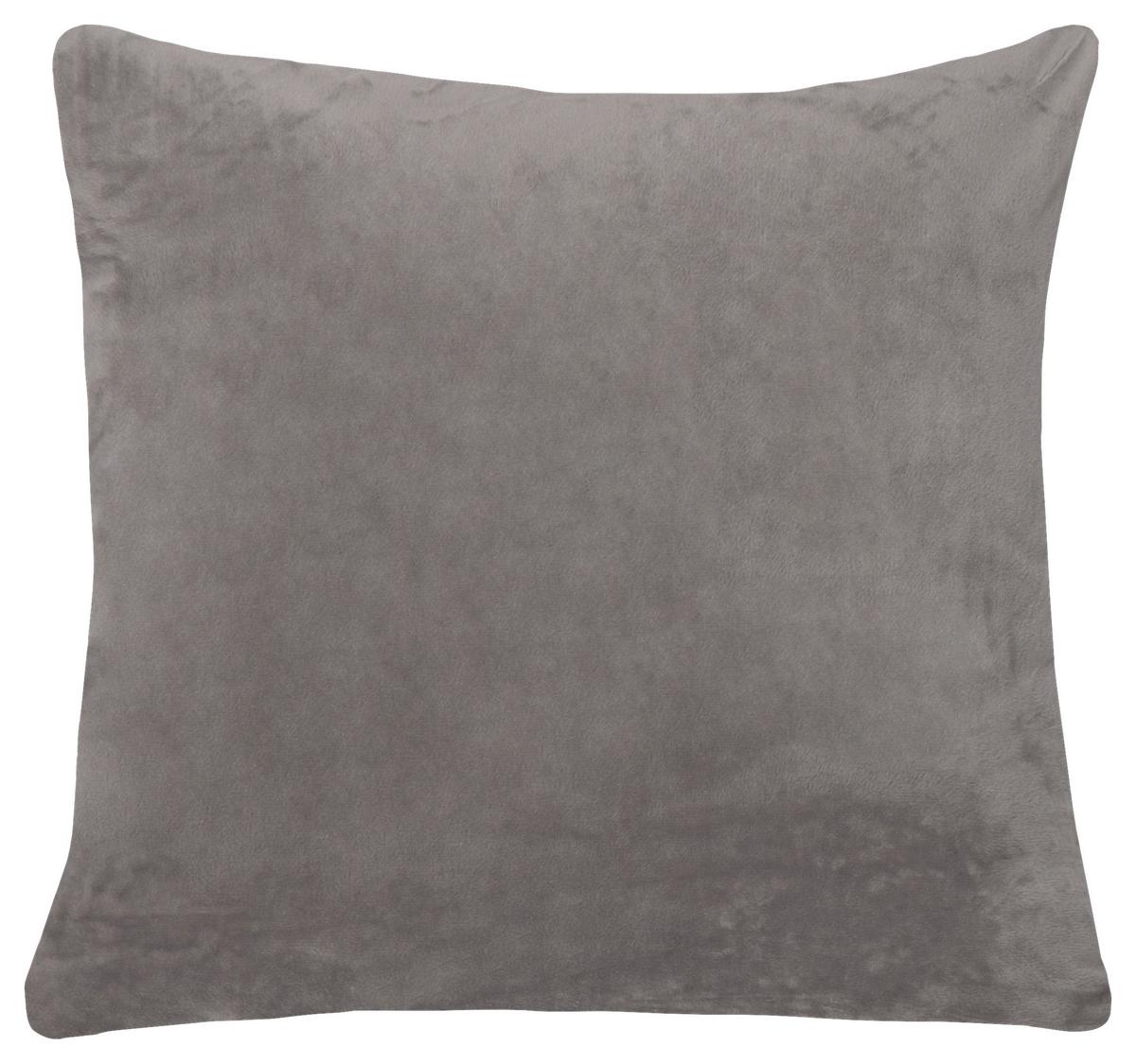 Kissenhülle Uta - Türkis/Taupe, KONVENTIONELL, Textil (40/40cm) - Ondega