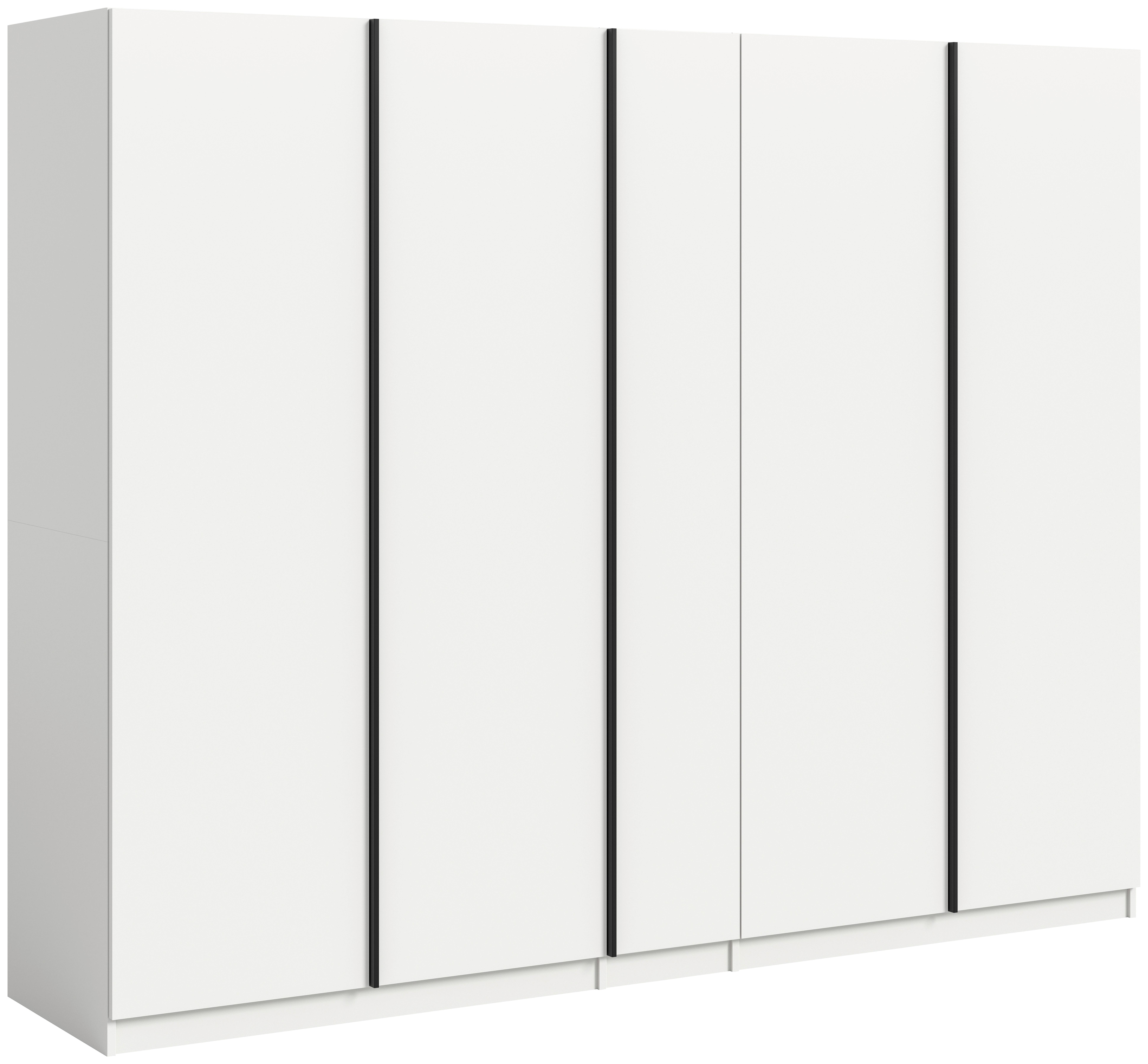 DREHTÜRENSCHRANK Oakland Weiß B: 230 cm