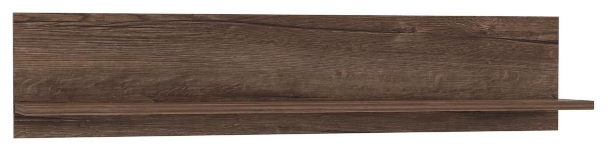 Falipolc Trass - tölgyfa, Konventionell, faalapú anyag (140/29,6/21,9cm)