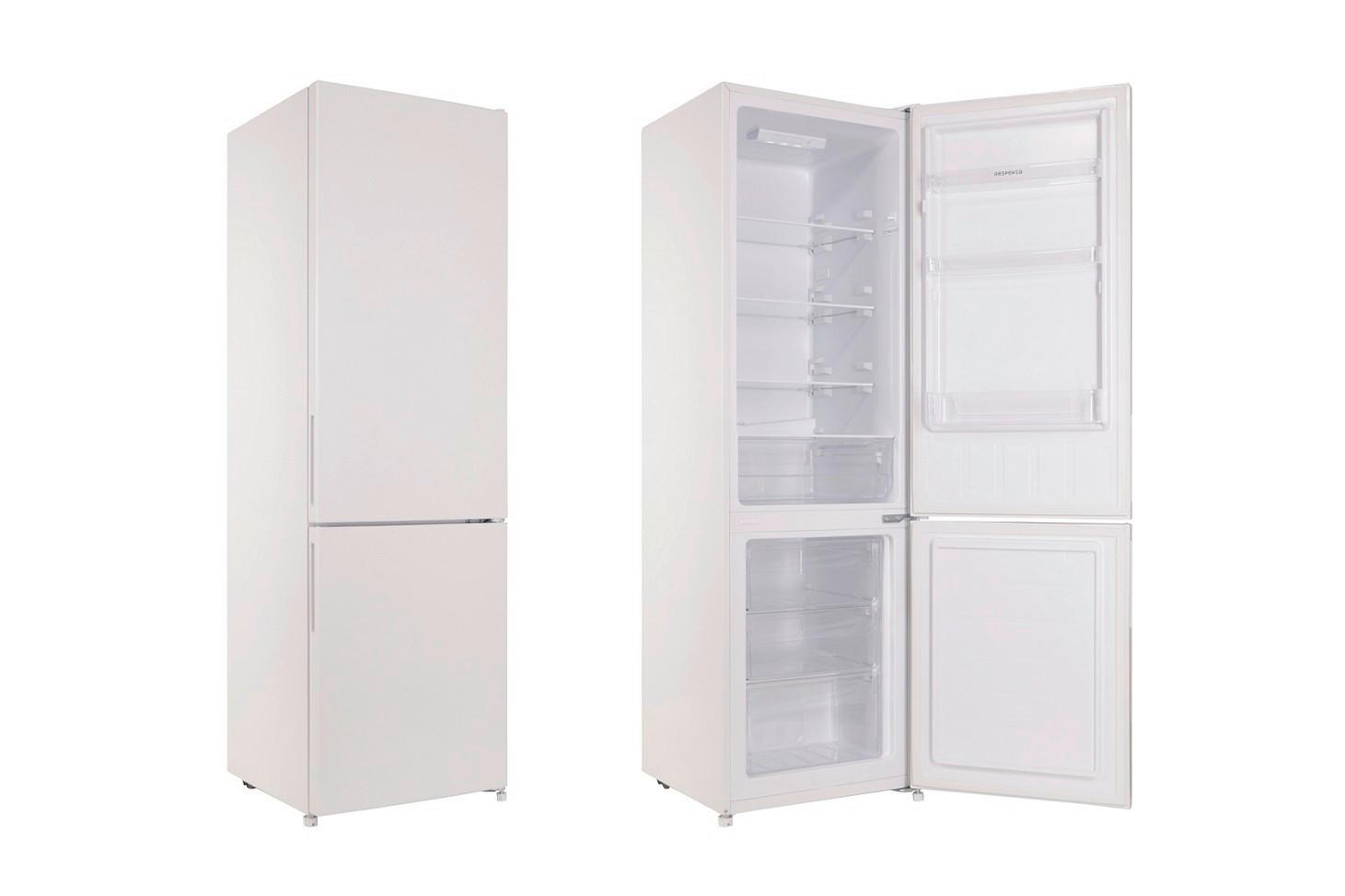 Kühl-Gefrier-Kombination Gotland Weiß 187 L - Weiß, Basics, Glas/Kunststoff (54/176/55cm) - Respekta
