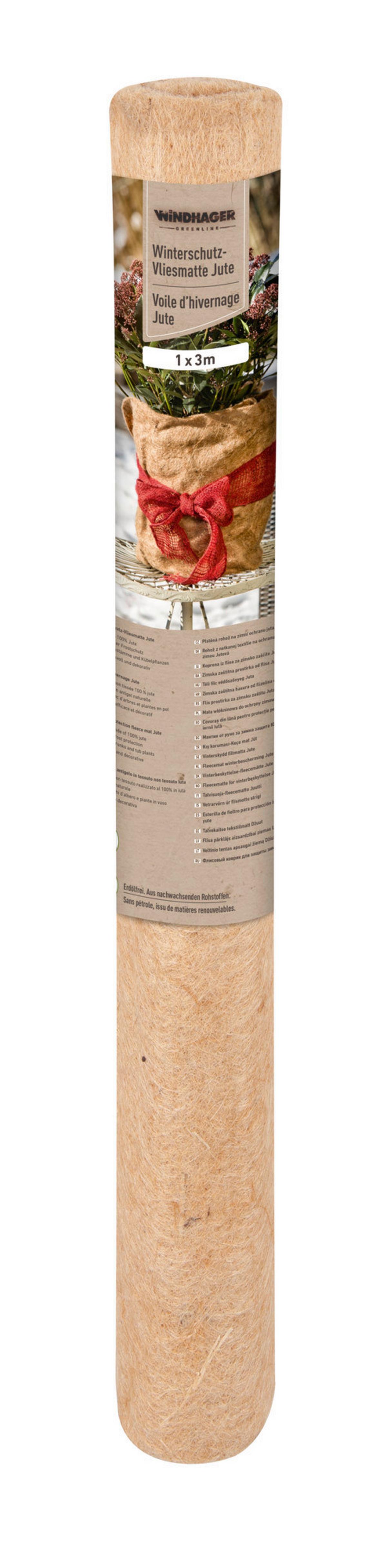 Winterschutz Vliesmatte 100x300 Cm, Jute - Naturfarben, Basics, Textil (100/300cm) - Windhager