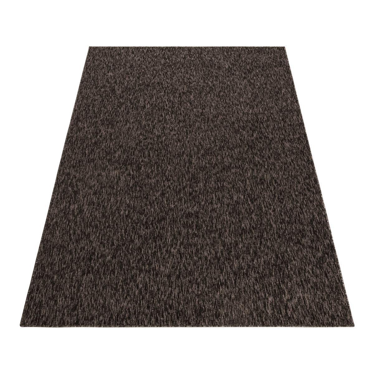 Webteppich Braun Naturfaser Nizza 140x200 cm - Braun, KONVENTIONELL, Textil (140/200cm)
