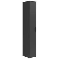 Szekrény Multistauraum - grafitszürke, Modern, faalapú anyag (30/195/40cm) - Carryhome