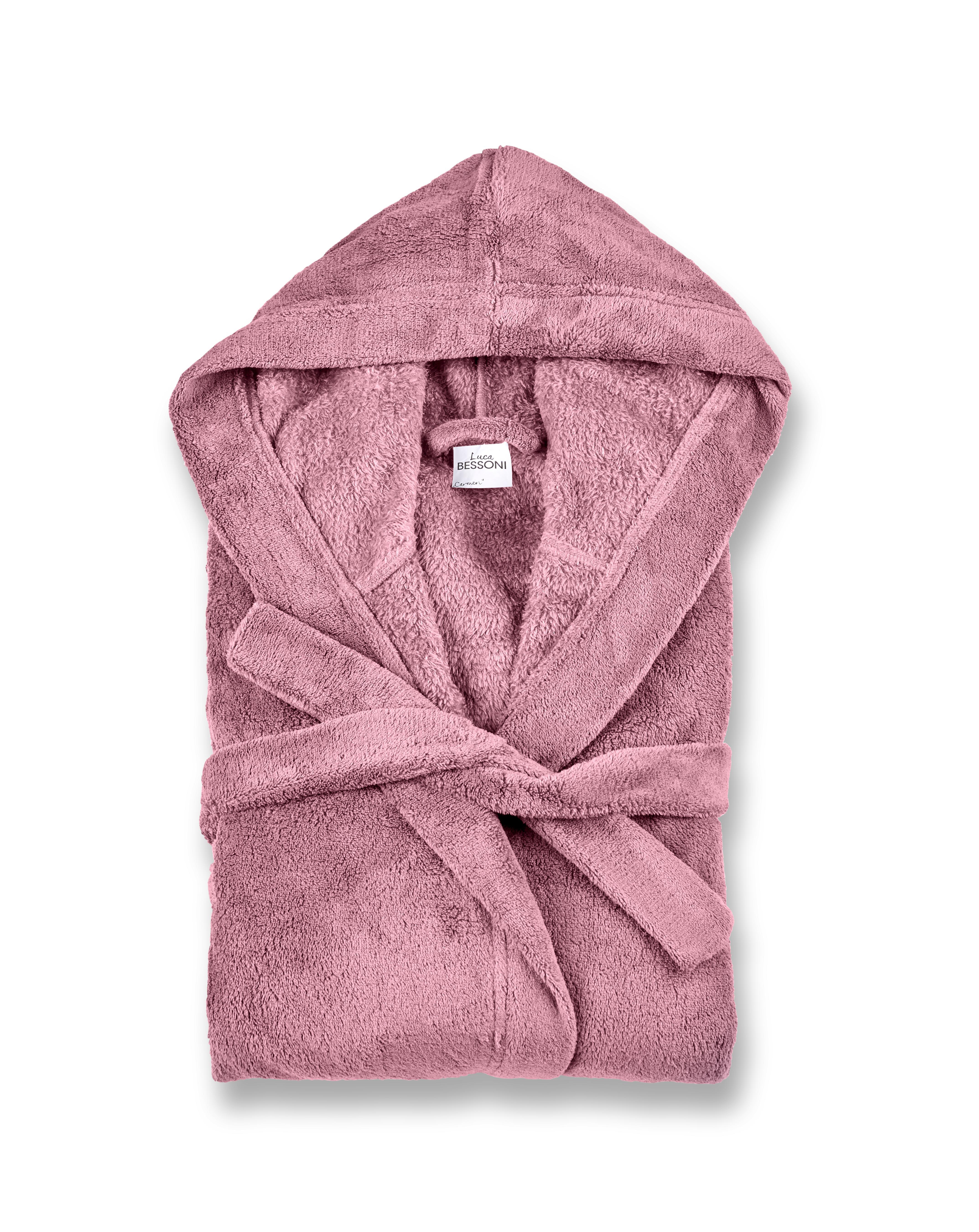Fürdőköntös Carmen - Rózsaszín, modern, Textil (S-XLnull) - Luca Bessoni