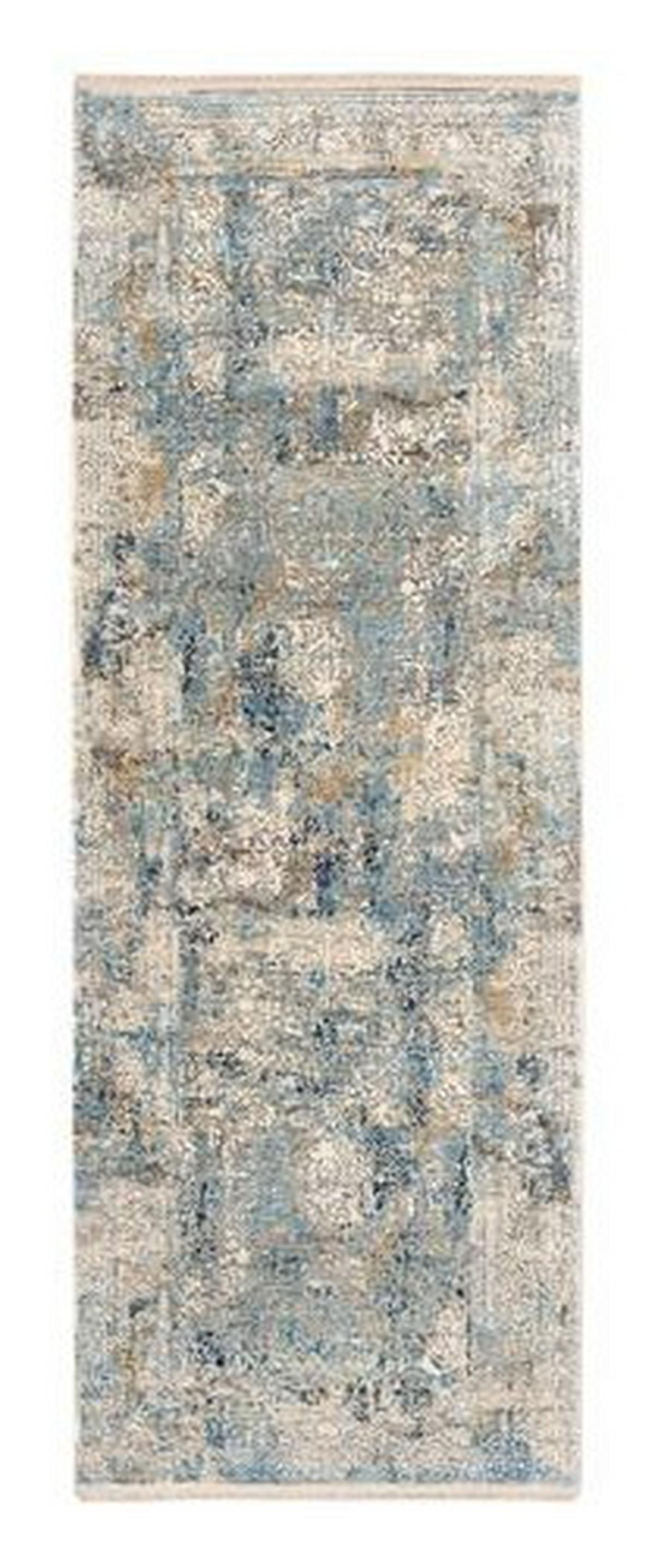 Teppich Läufer Multicolor Avignon 80x250 cm - Blau/Grau, Design, Textil (80/250cm) - Dieter Knoll