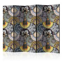PARAVENT Multicolor B: 225 cm - Multicolor, Basics, Holz/Textil (225/172/3cm) - artgeist