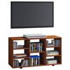 TV-Rack Fetino Nussbaumfarben B: 114 cm - Nussbaumfarben/Schwarz, MODERN, Holzwerkstoff (114/60/40cm) - MID.YOU