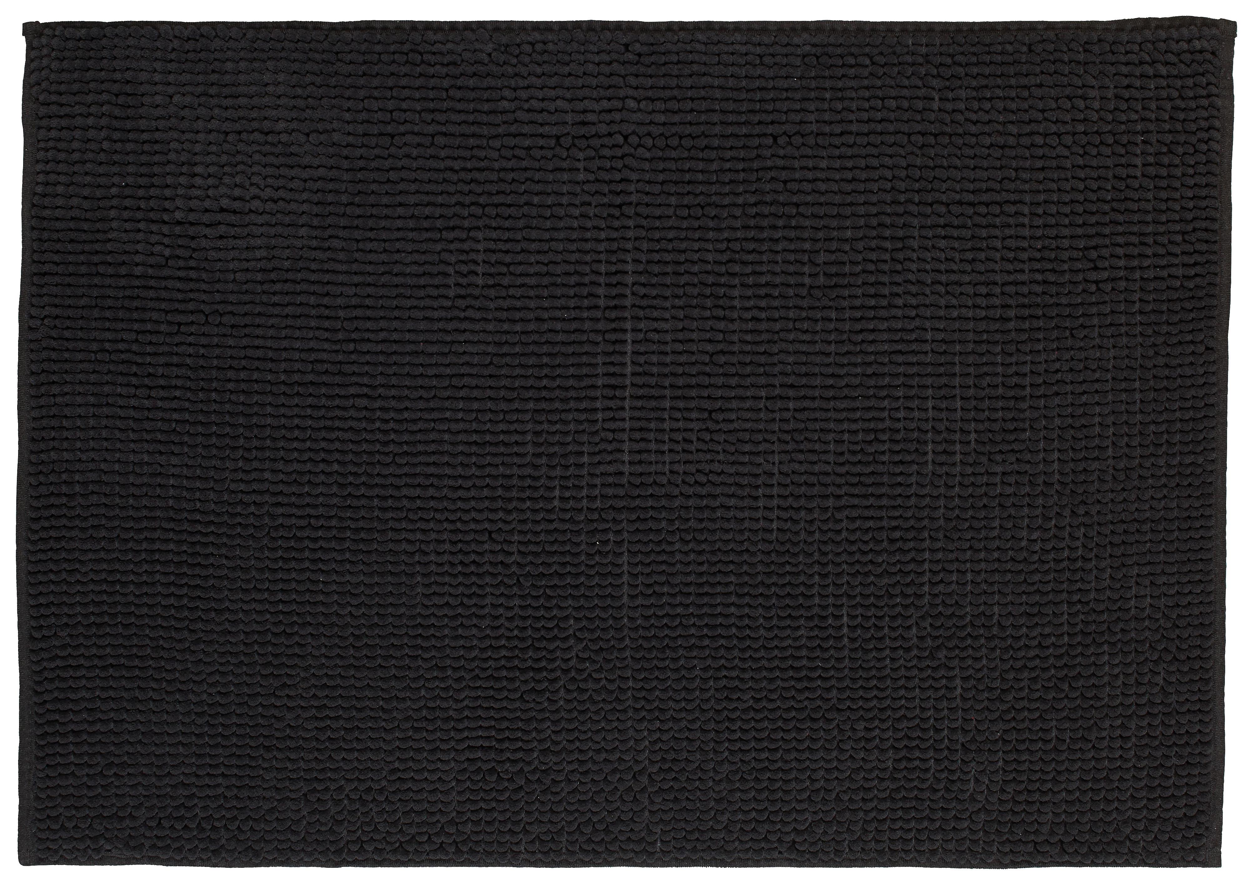 KOUPELNOVÁ PŘEDLOŽKA Nelly, 60/90cm, černá - černá, textil (60/90cm) - Modern Living