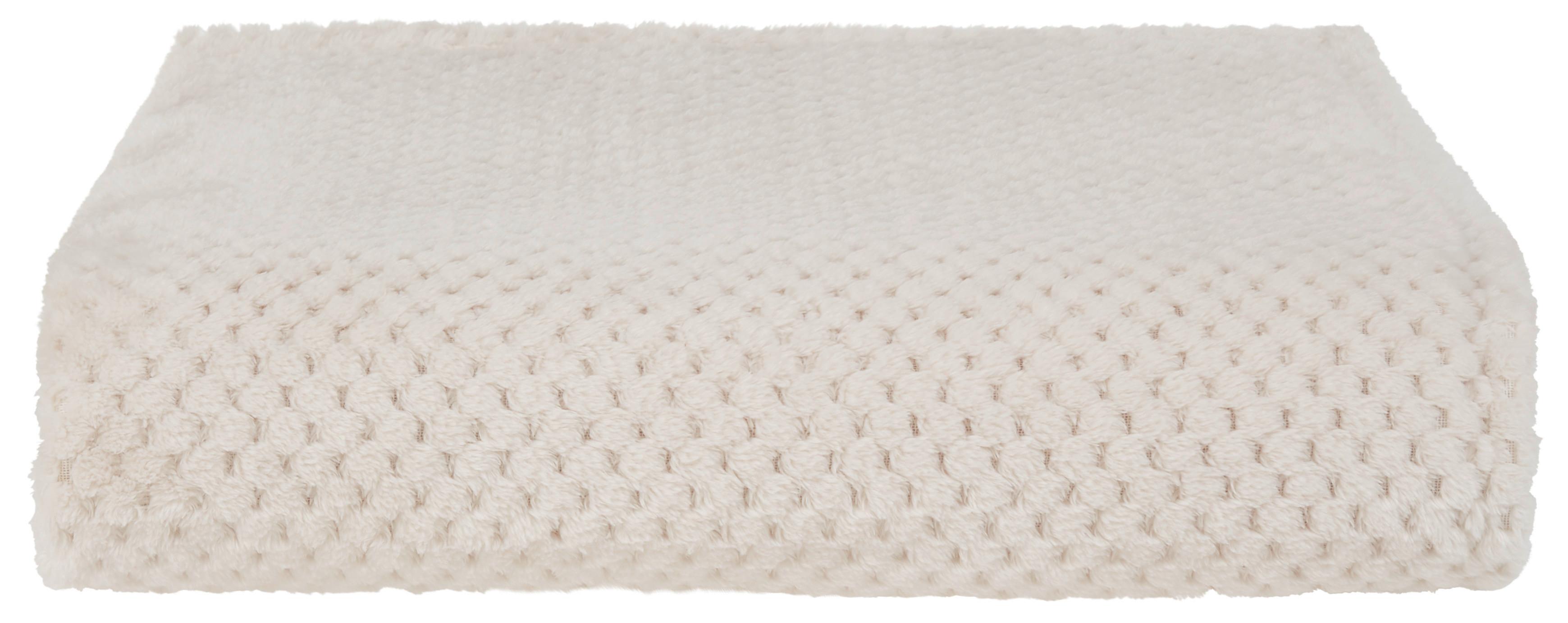 Kuscheldecke Belinda Beige 130x170 cm - Beige, ROMANTIK / LANDHAUS, Textil (130/170cm) - James Wood