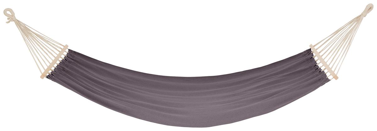 Hängematte Java - Grau, KONVENTIONELL, Holz/Textil (90/200cm) - Ondega