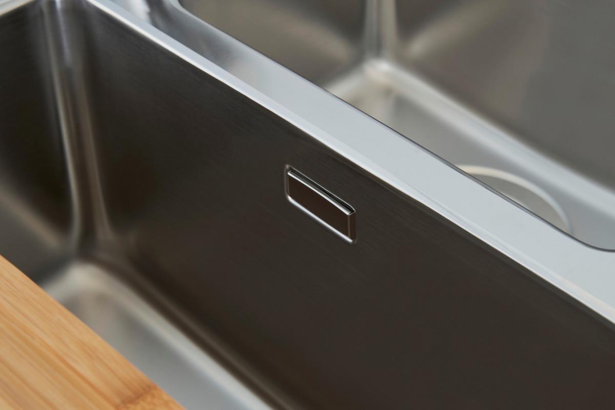 Spüle Respekta Ohio Kunststein Bxt: 66x50 Cm - Edelstahlfarben, Trend, Metall (100/20,3/50cm) - Respekta