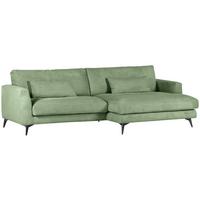 Ecksofa Macau, Olivgrün S: 270x140 cm - Schwarz/Olivgrün, LIFESTYLE, Textil (270/140cm) - Livetastic