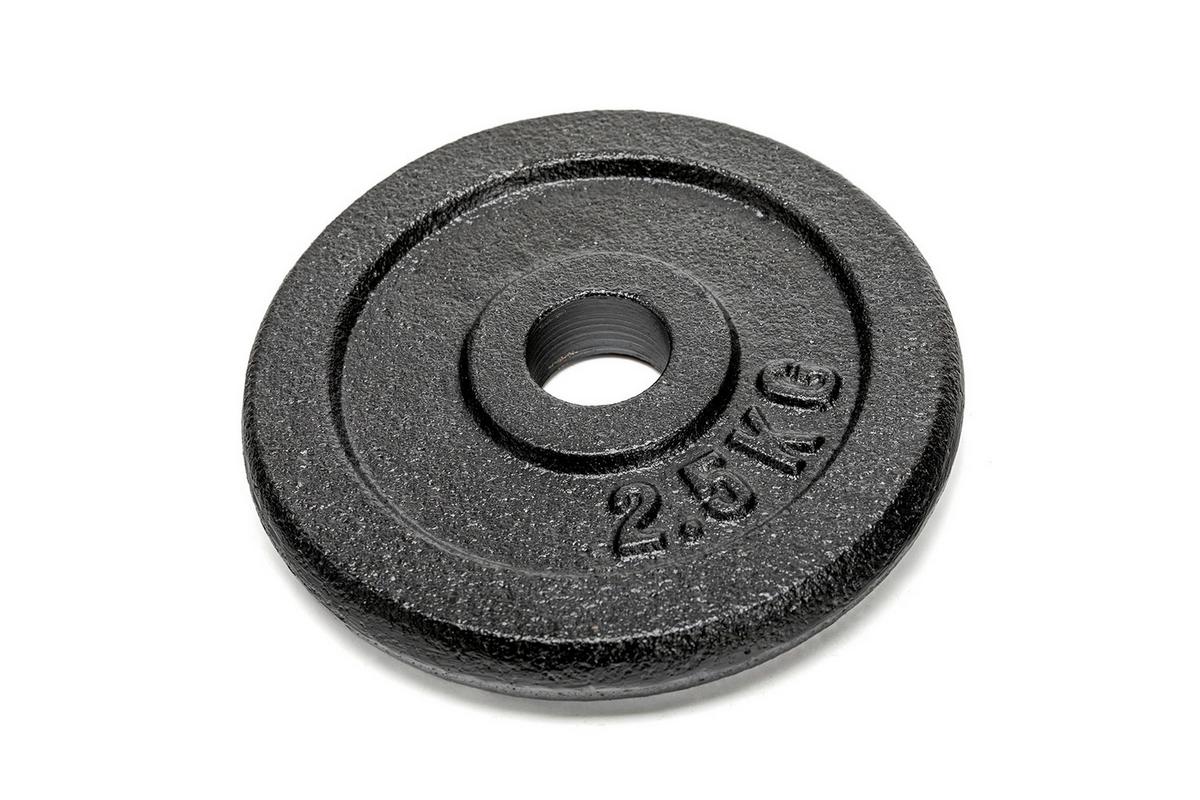 Langhantelset Incl. 6 Gewichten - Schwarz, LIFESTYLE, Kunststoff/Metall (59/26/13cm)