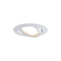 Einbauspot Ø 9 cm Weiß Kippbar - Weiß, Design, Metall (9cm) - Paulmann