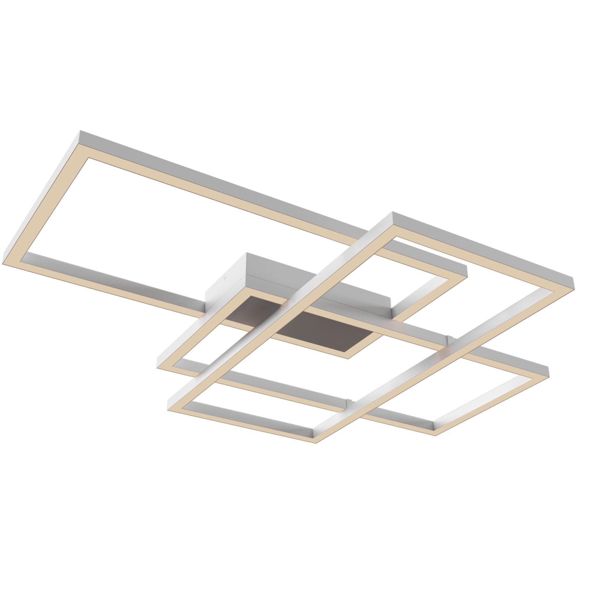 Deckenleuchte Rida - Weiß, Trend, Kunststoff/Metall (78/68/8cm) - MAYTONI