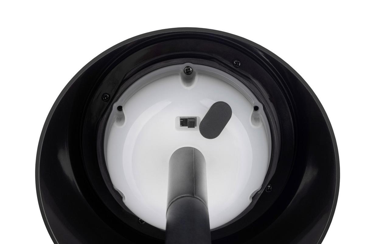 Solarleuchte, 2700k Donatella - Schwarz, Basics, Kunststoff (12/27,5cm) - Homezone