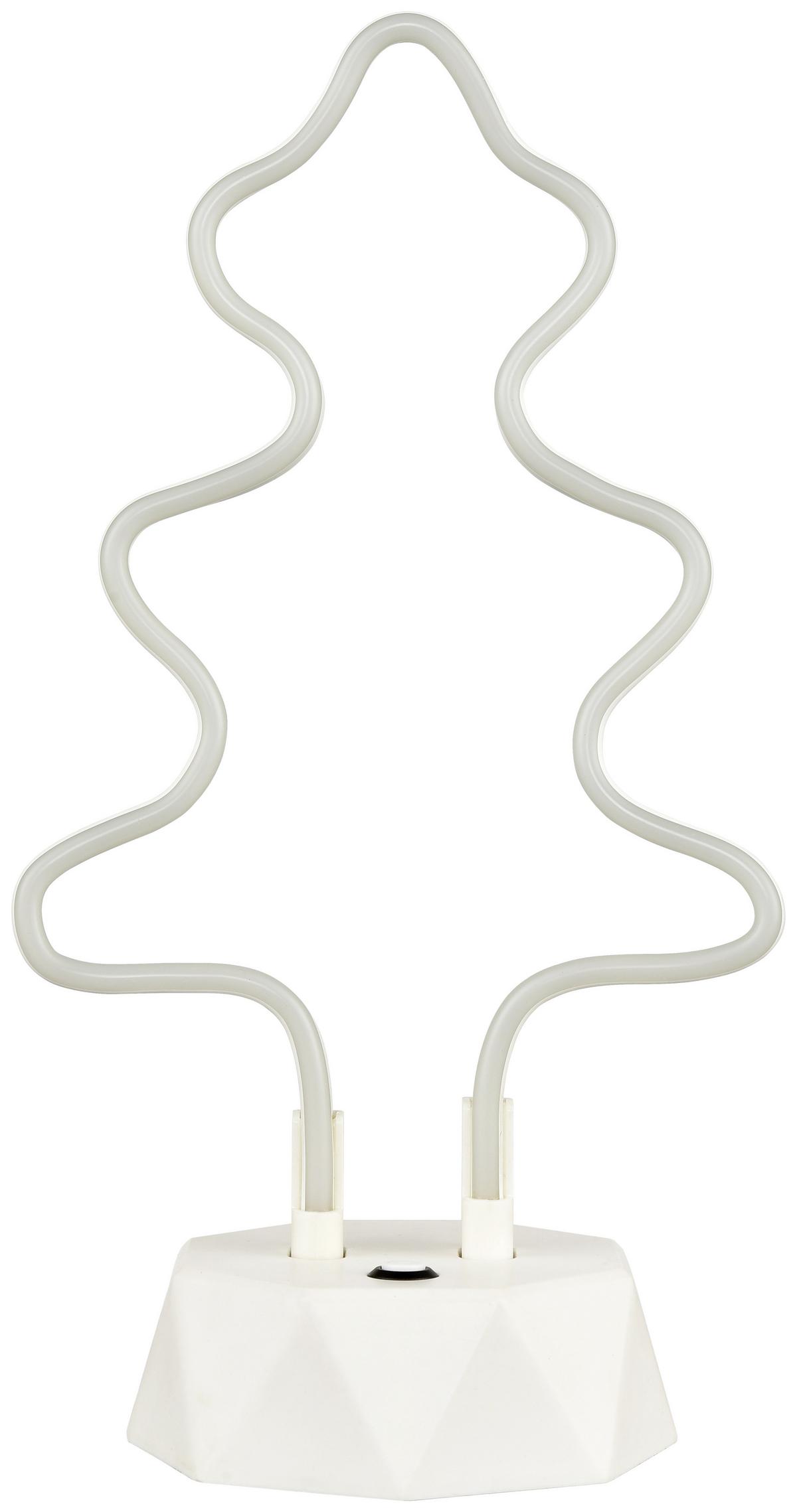 DEKORAČNÍ LED SVÍTIDLO PALO - bílá, Lifestyle, plast (30cm) - Modern Living