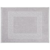 Badematte Mäander 50x70 cm Grau Waschbar - Grau, ROMANTIK / LANDHAUS, Textil (50/70cm) - James Wood