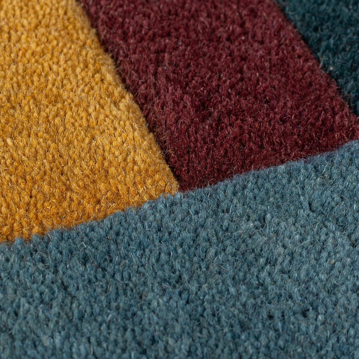 Wollteppich Shuffle - Multicolor, Trend, Textil (120/180cm)