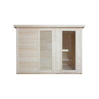 Sauna Vaasa Naturfarben B: 230 cm - Naturfarben, KONVENTIONELL, Holz (310/230/219,5cm) - Sanotechnik