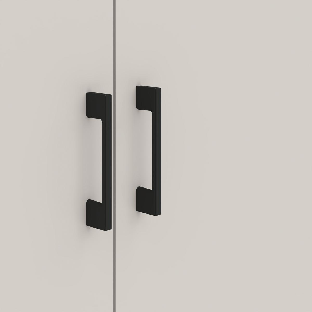 Drehtürenschrank Mit Schublade 225cm Mila Kaschmir/anthrazit - Kaschmir/Anthrazit, KONVENTIONELL, Holzwerkstoff (225/210/54cm)