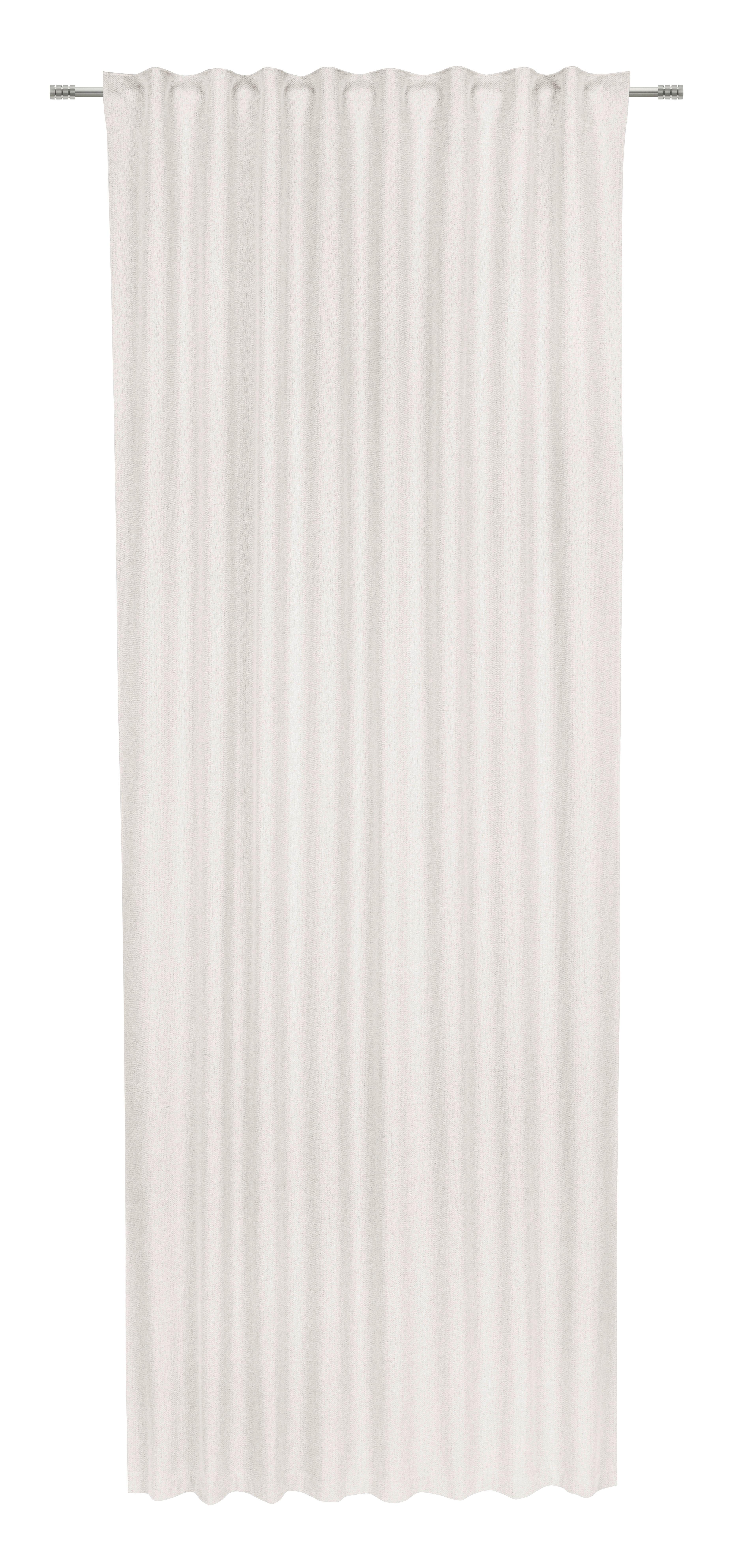 Zatemňovací závěs Allan, 135/255cm, šedobílá - bílá, Romantický / Rustikální, textil (135/255cm) - Premium Living
