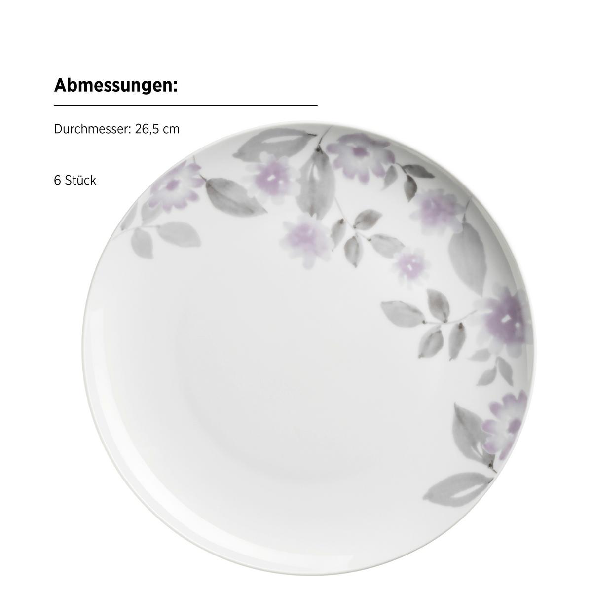 Tafelservice Sono 18-teilig Porzellan, Weiß, 6 Personen - Weiß, Basics, Keramik - Mäser