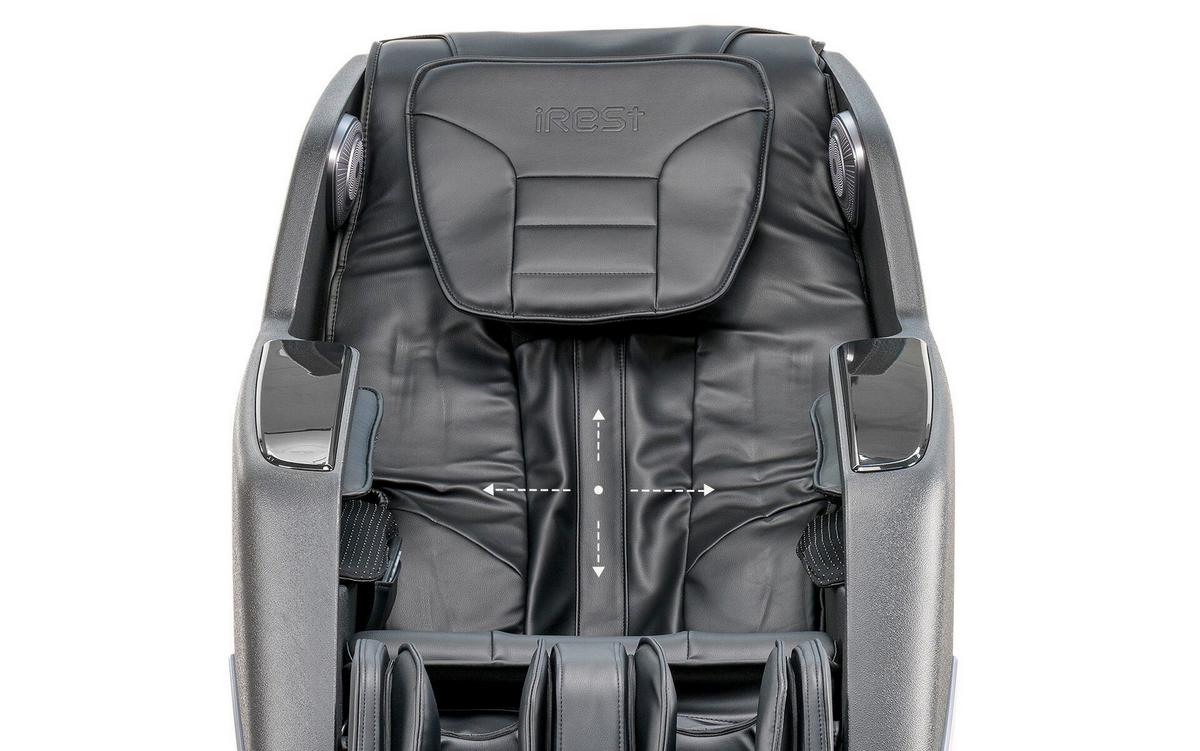 MASSAGESESSEL Schwarz B: 77cm - Schwarz, Basics, Kunststoff/Textil (77/114/169cm) - iRest