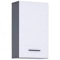 Faliszekrény Pearl New Snol 118 - antracit/fehér, Konventionell, faalapú anyag (40/70/22,6cm)