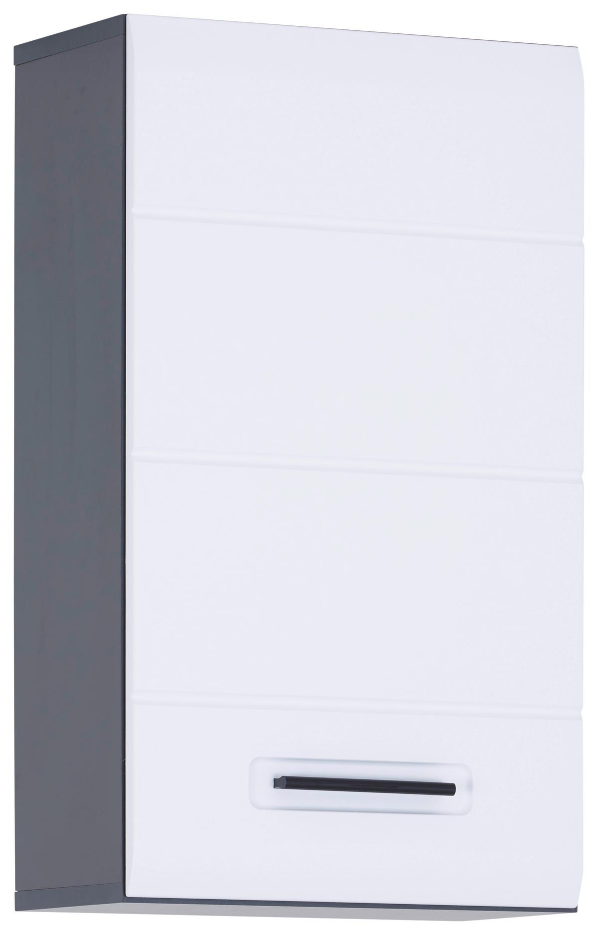 Faliszekrény Pearl New Snol 118 - antracit/fehér, Konventionell, faalapú anyag (40/70/22,6cm)