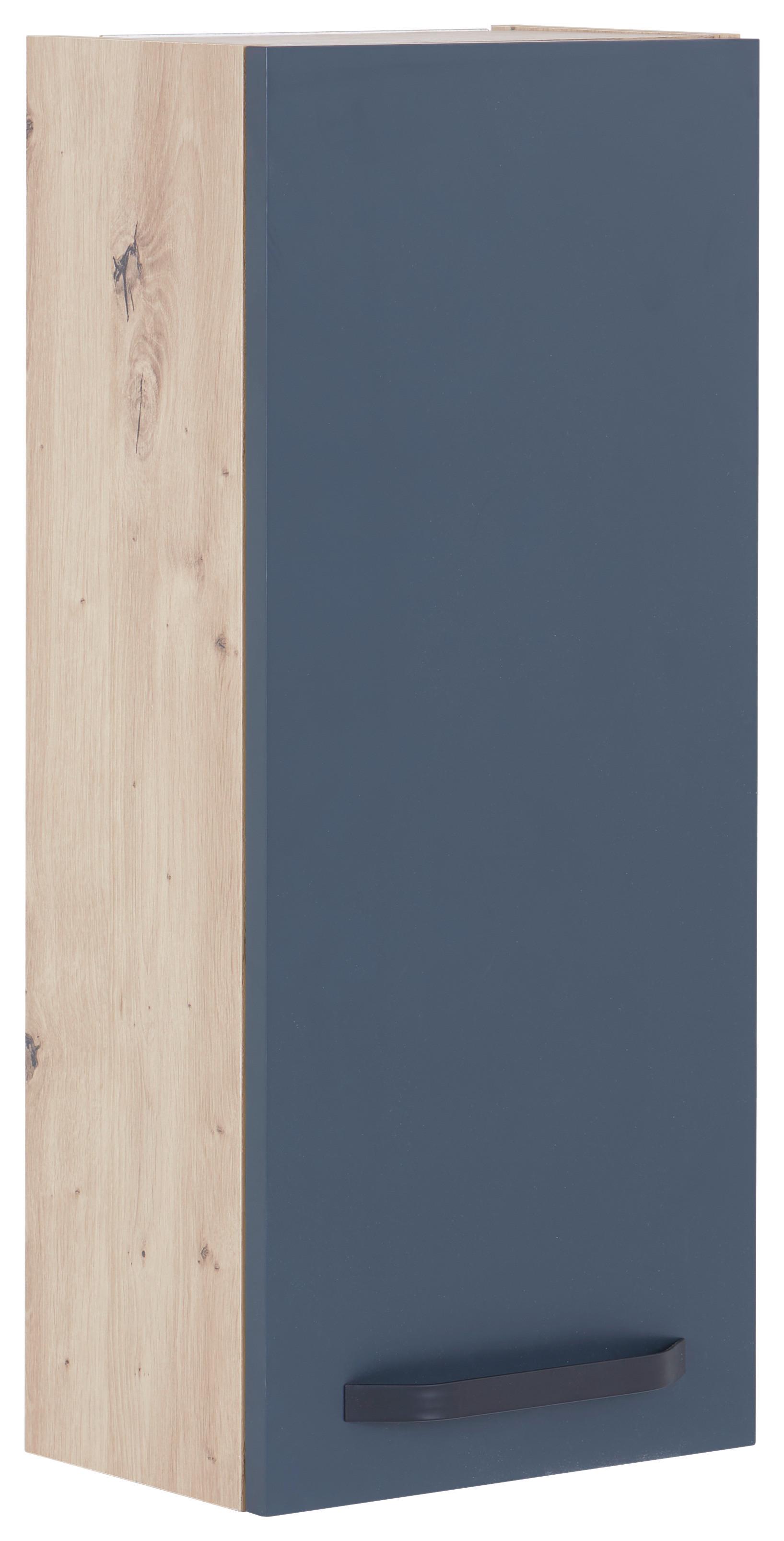 Závěsná skříňka SANTO - antracitová, Konvenční, kov/kompozitní dřevo (30/70/23cm) - Luca Bessoni