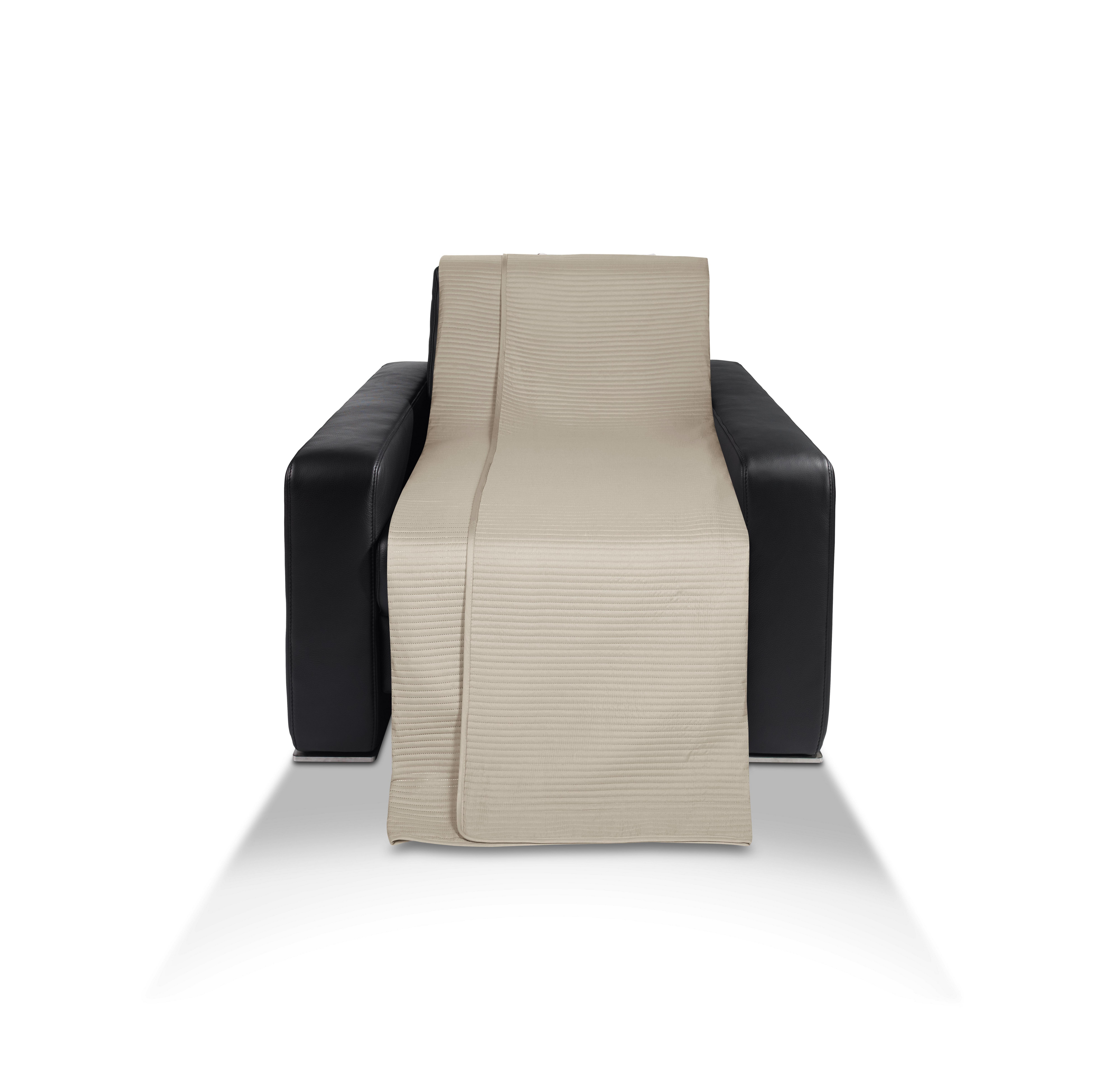 Tagesdecke Mariella 220x240 cm - Taupe, MODERN, Textil (220/240cm) - Luca Bessoni