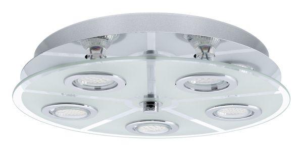 Led-deckenleuchte 30933 Cabo - Chromfarben, Design (35cm) - Eglo