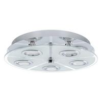 Led-deckenleuchte 30933 Cabo - Chromfarben, Design (35cm) - Eglo