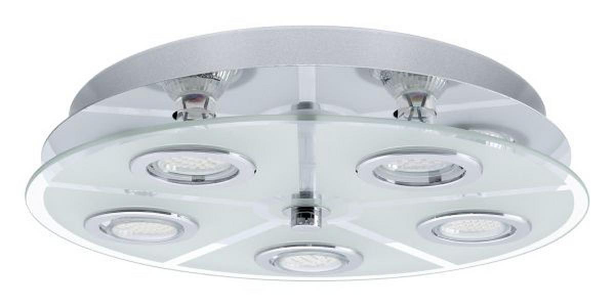 Led-deckenleuchte 30933 Cabo - Chromfarben, Design (35cm) - Eglo