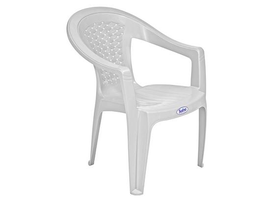 Gartensessel Stapelbar Alissa Kunststoff - Hellgrau, KONVENTIONELL, Kunststoff (58/77/58cm) - Ombra Gartensessel Stapelbar Alissa Kunststoff - Hellgrau, KONVENTIONELL, Kunststoff (58/77/58cm) - Ombra